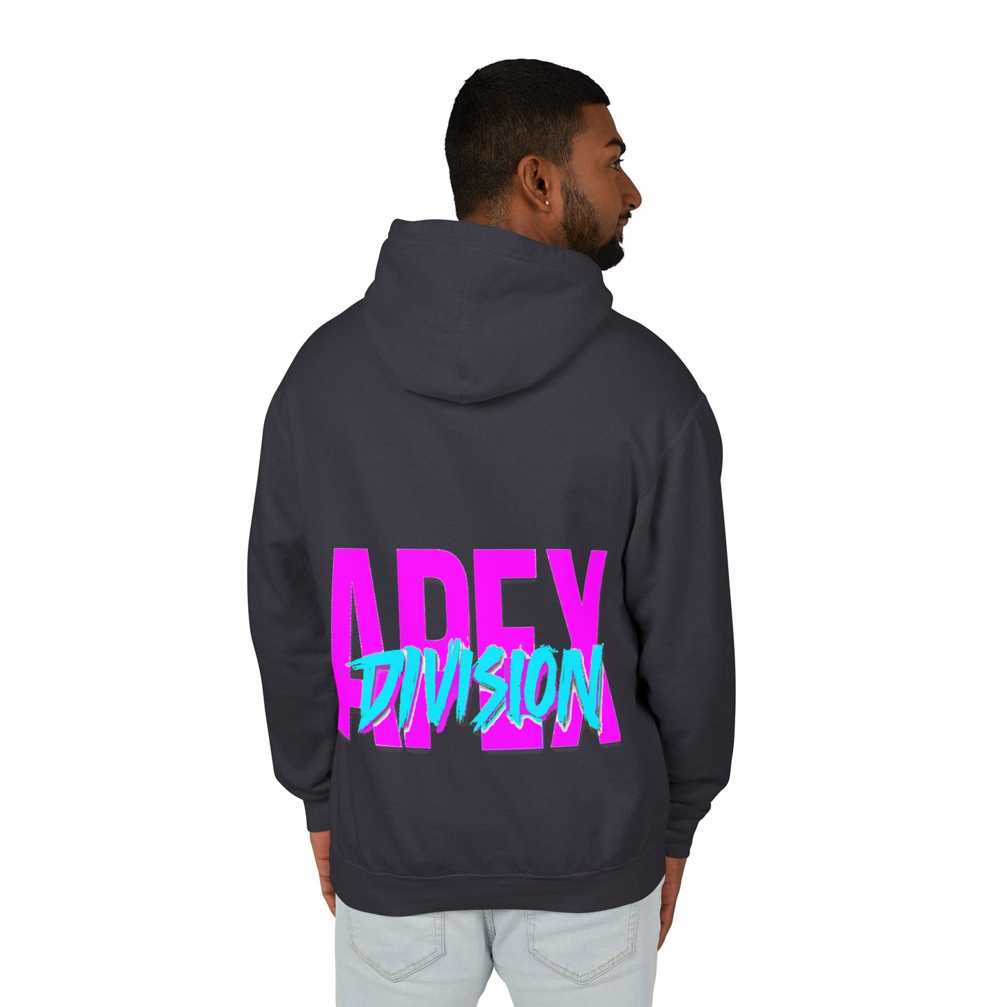 Apex Division Hooded Sweatshirt — Retro Neon Logo Hoodie