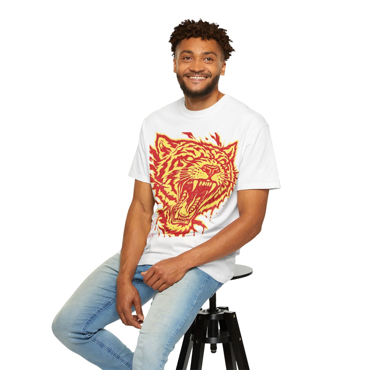 Tiger Graphic T-Shirt — “This Kitty Doesn’t Purr” Statement Tee