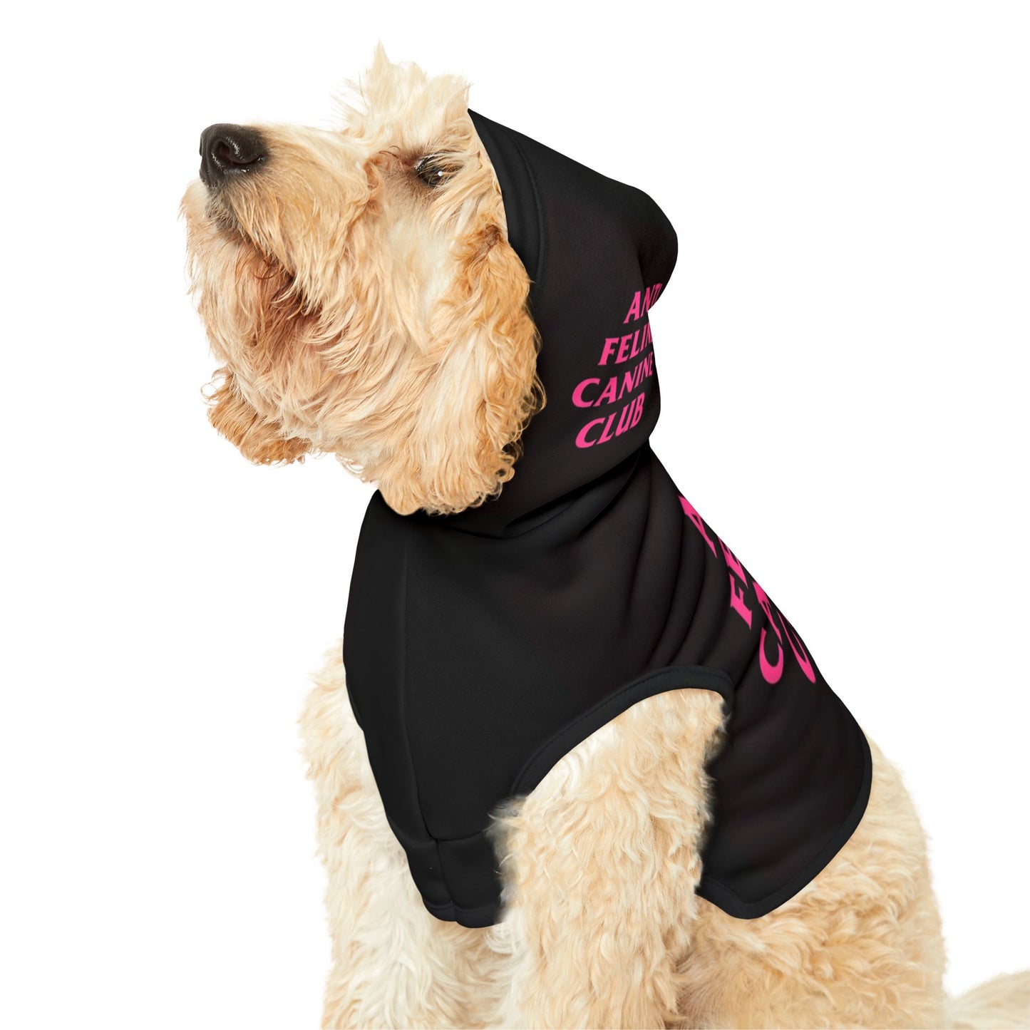 Anti Feline Canine Club Pet Hoodie