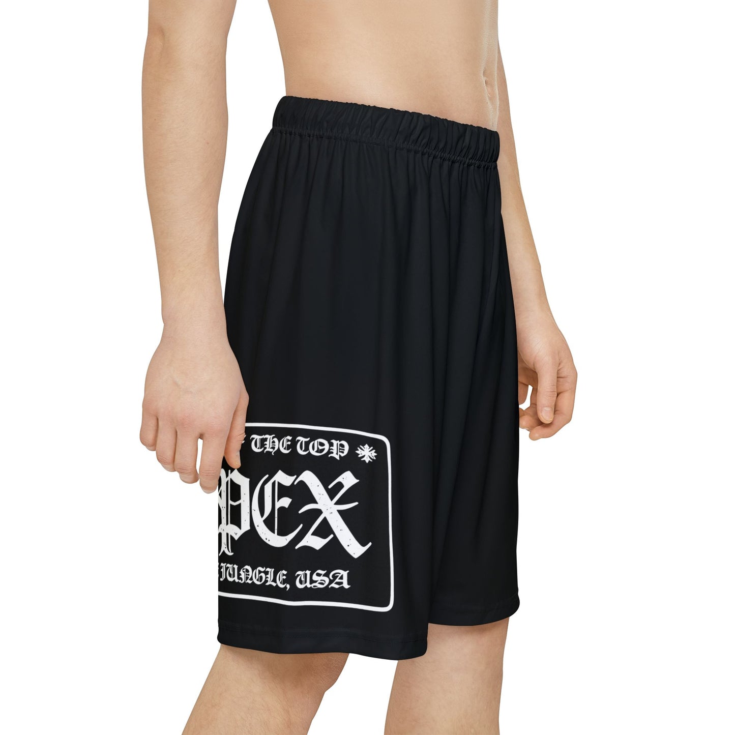 Apex Division Black Tiger Men’s Sports Shorts — Athletic Training & MMA Gym Shorts