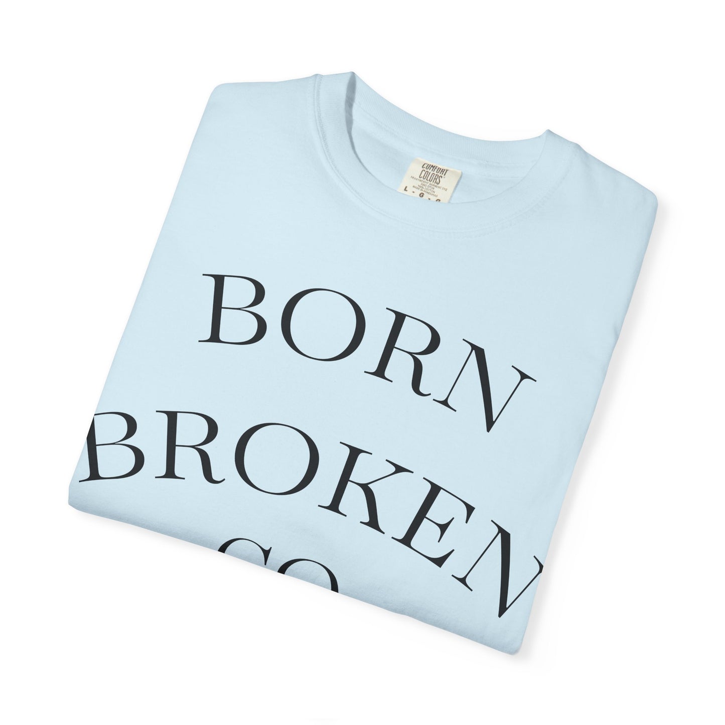 Born Broken Co. Graphic T-Shirt — 'Fight Abuse, Not Dogs' Statement Tee