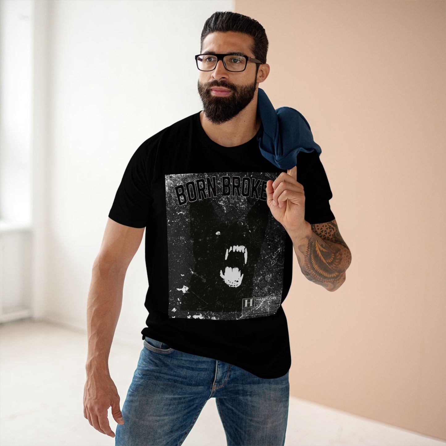 BORN BROKEN — ATTACK DOG TEE