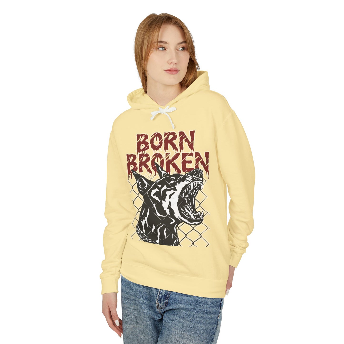 BORN BROKEN — GUARD DOG HOODIE