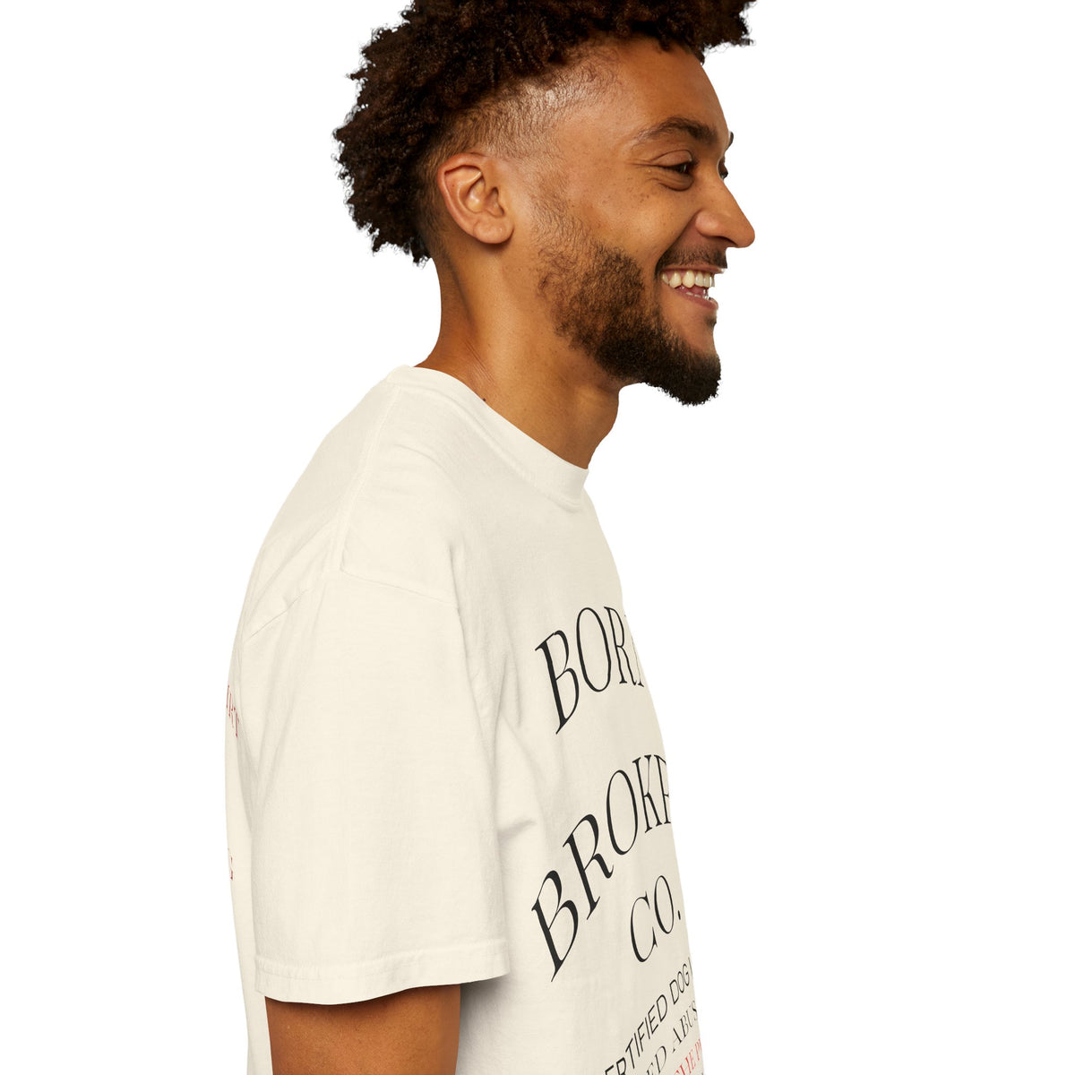 Born Broken Co. Graphic T-Shirt — 'Fight Abuse, Not Dogs' Statement Tee
