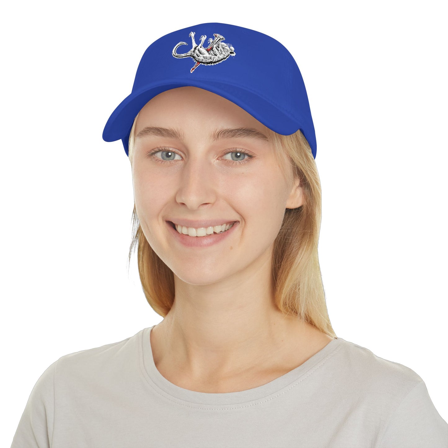 Lizard Embroidered Low Profile Baseball Cap