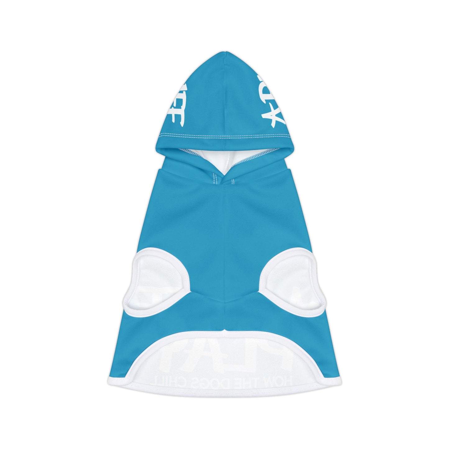 Pet Hoodie — 'A Ruff Play' Blue Dog Hoodie (How the Dogs Chill)
