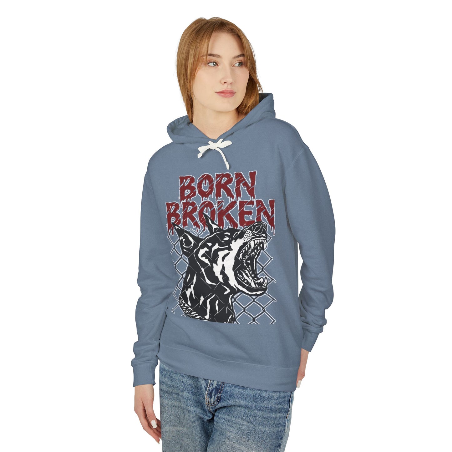 BORN BROKEN — GUARD DOG HOODIE