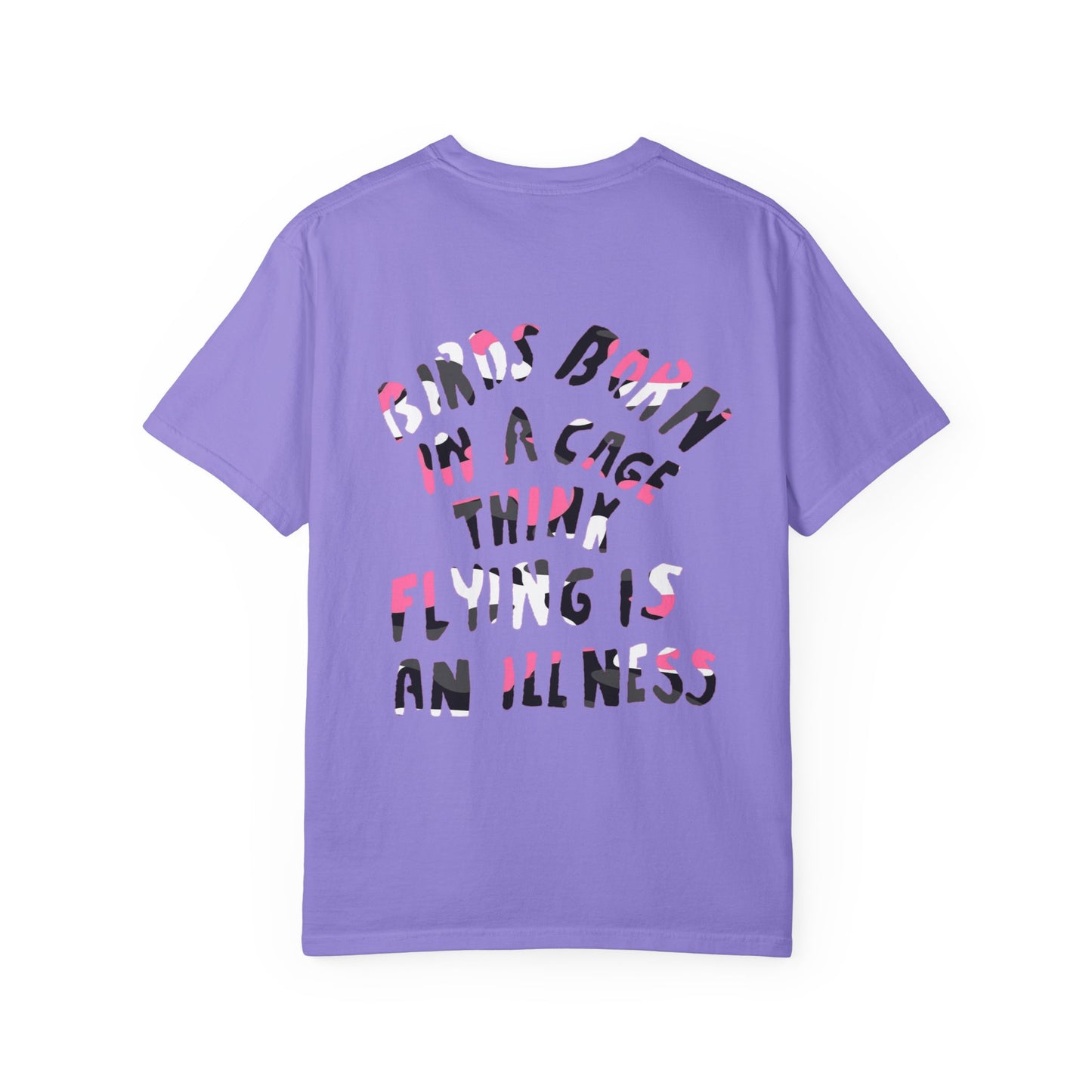 BORN BROKEN — DISTRESSED LOGO TEE