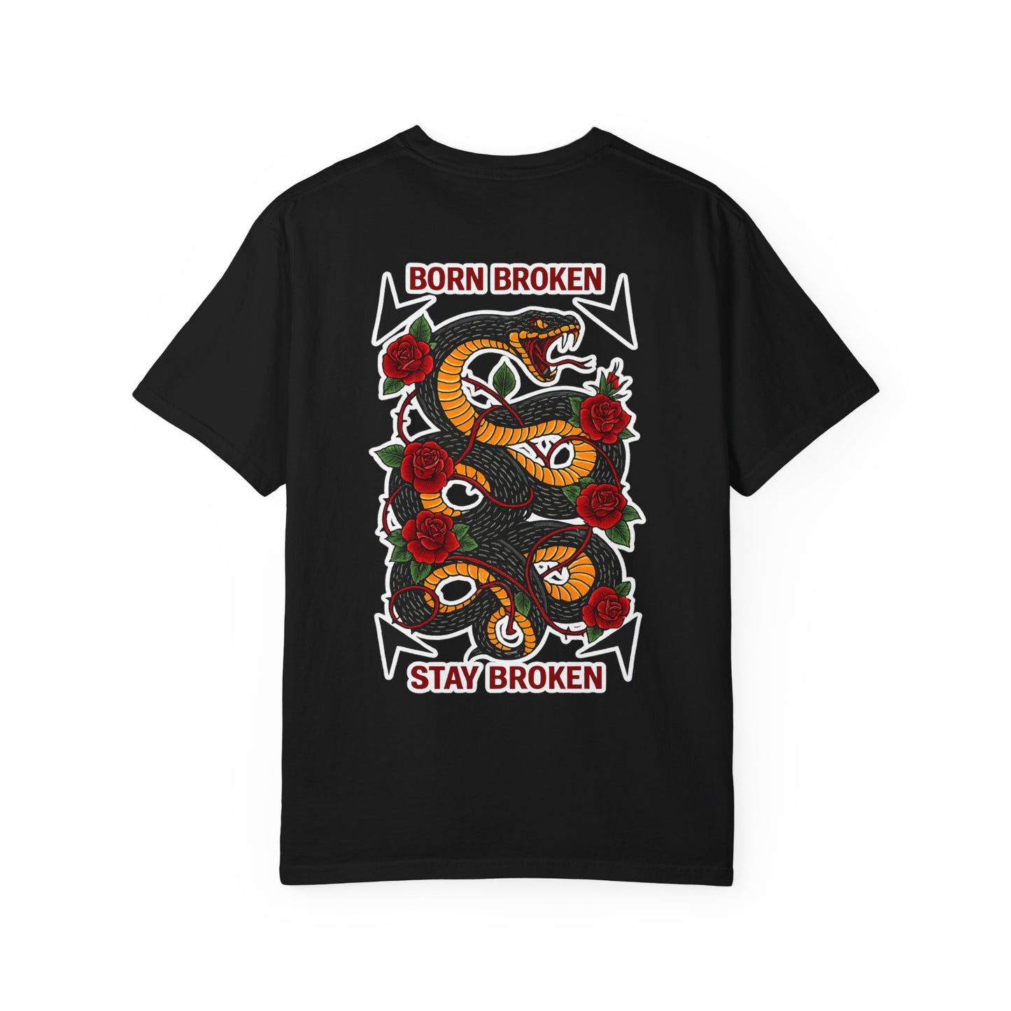 BORN BROKEN — SNAKE TEE
