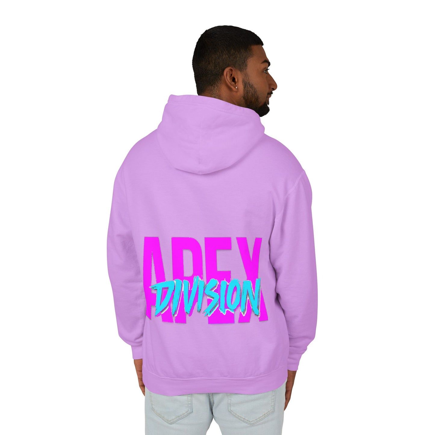 Apex Division Hooded Sweatshirt — Retro Neon Logo Hoodie