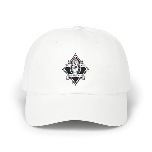 Classic Dad Cap — Minimalist Crest Embroidered Baseball Hat