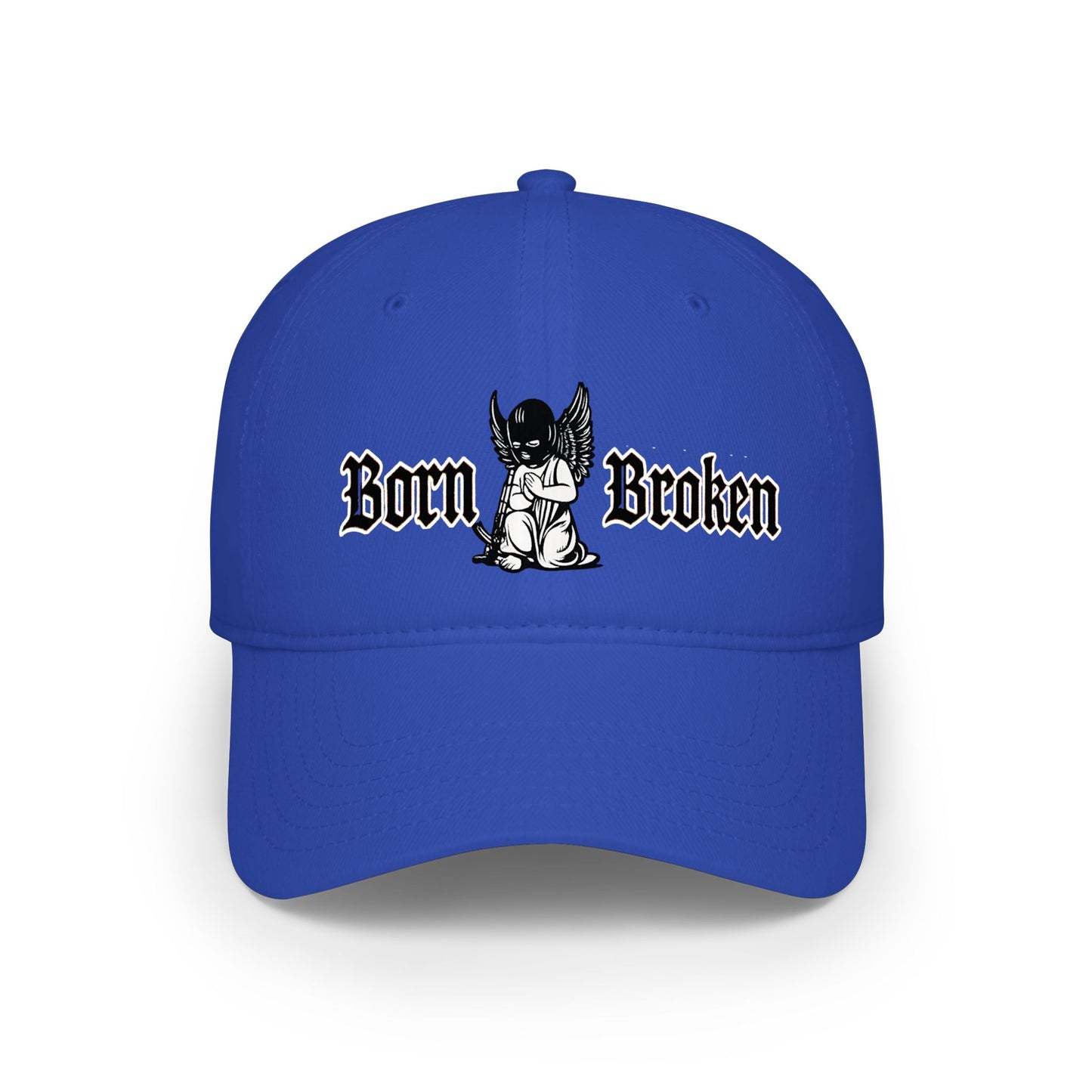 Born Broken Baseball Cap – Gothic Angel Low Profile Hat