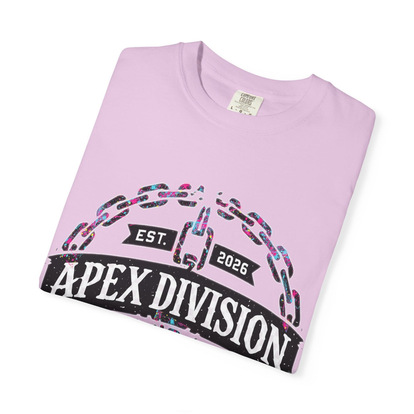 Apex Division Graphic T-Shirt — Hard Work & Determination Emblem