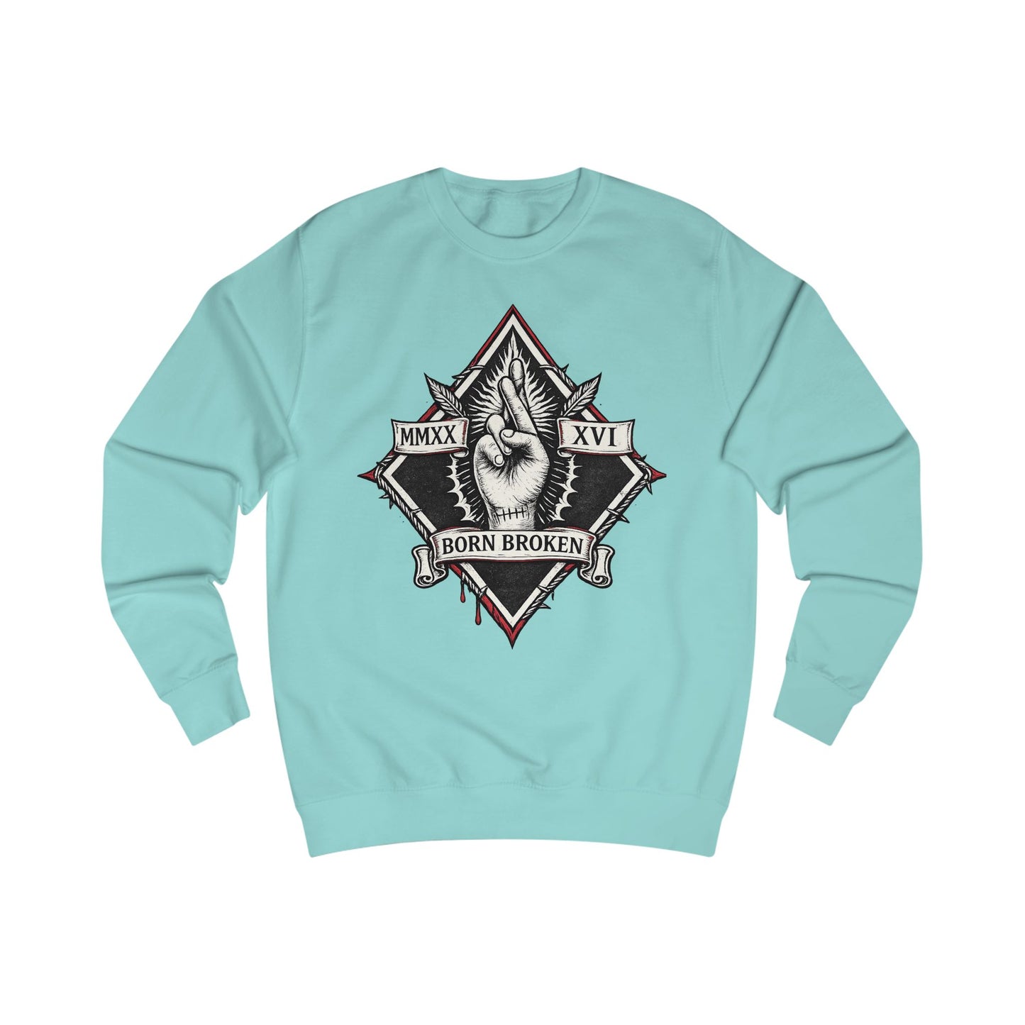 BORN BROKEN — VINTAGE CREWNECK