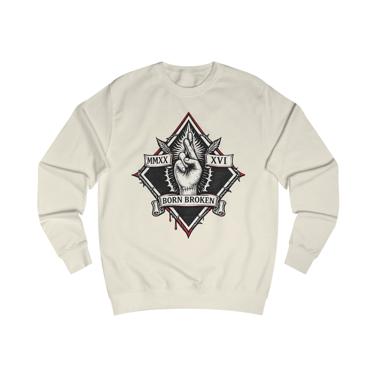 BORN BROKEN — VINTAGE CREWNECK