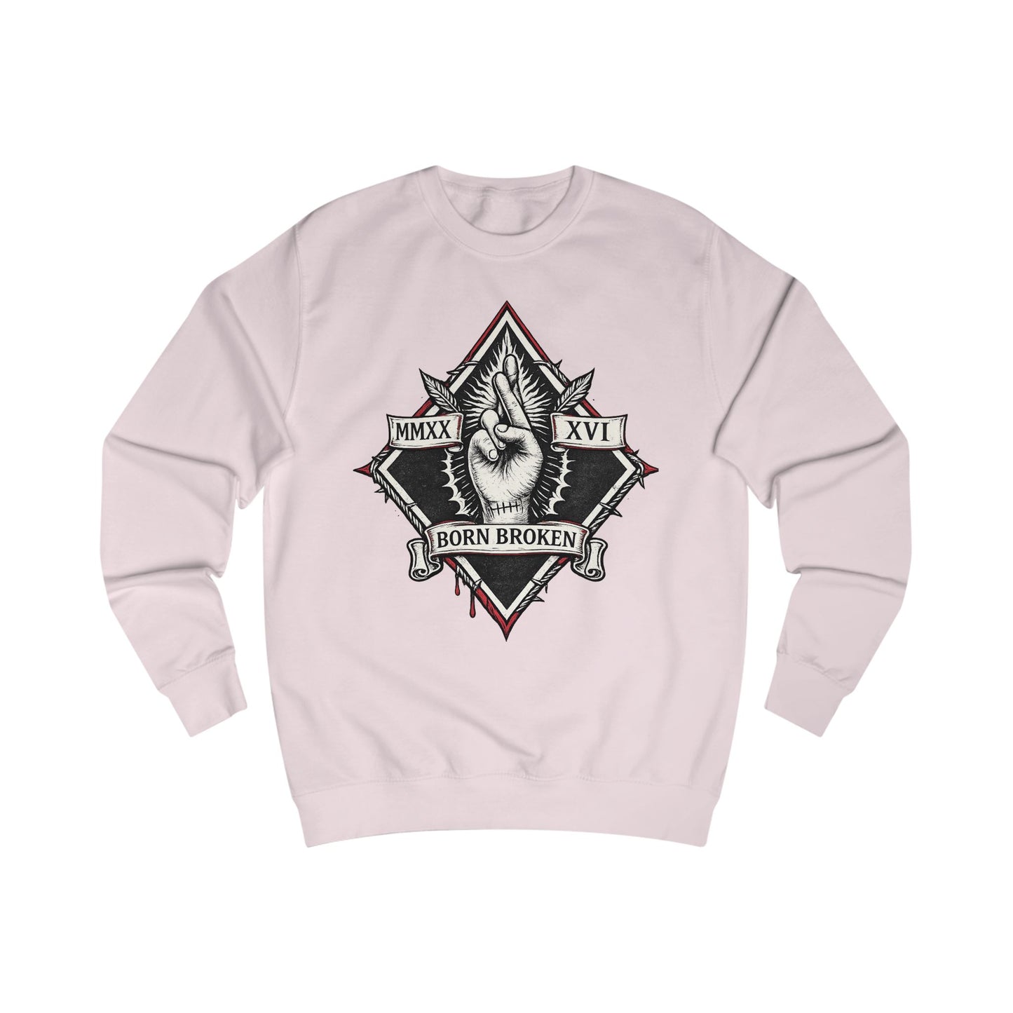 BORN BROKEN — VINTAGE CREWNECK