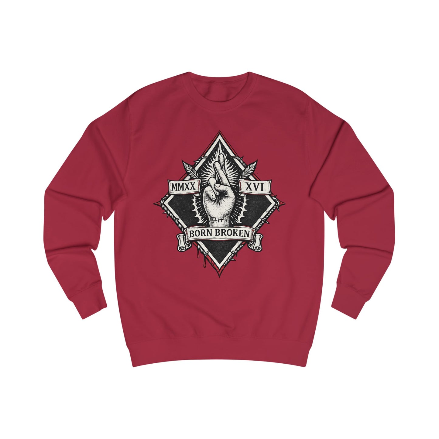 BORN BROKEN — VINTAGE CREWNECK