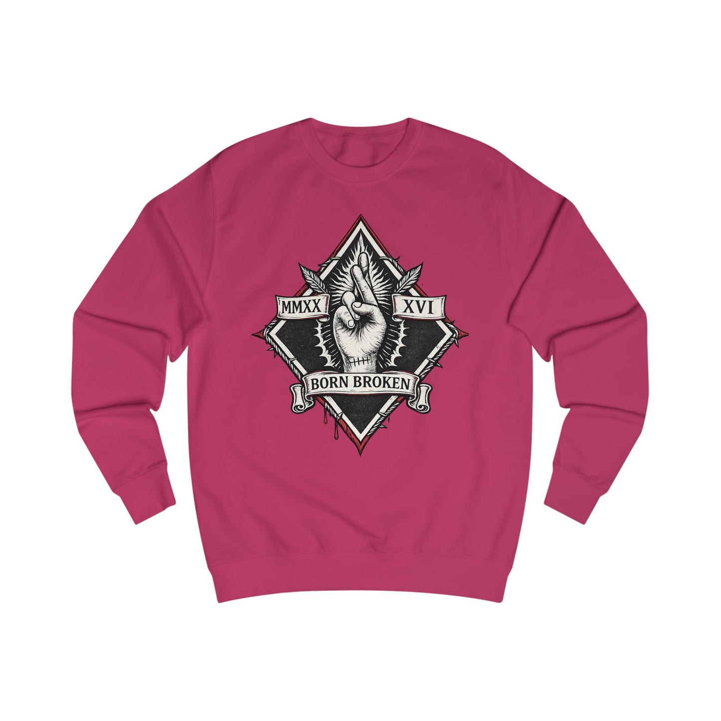 BORN BROKEN — VINTAGE CREWNECK