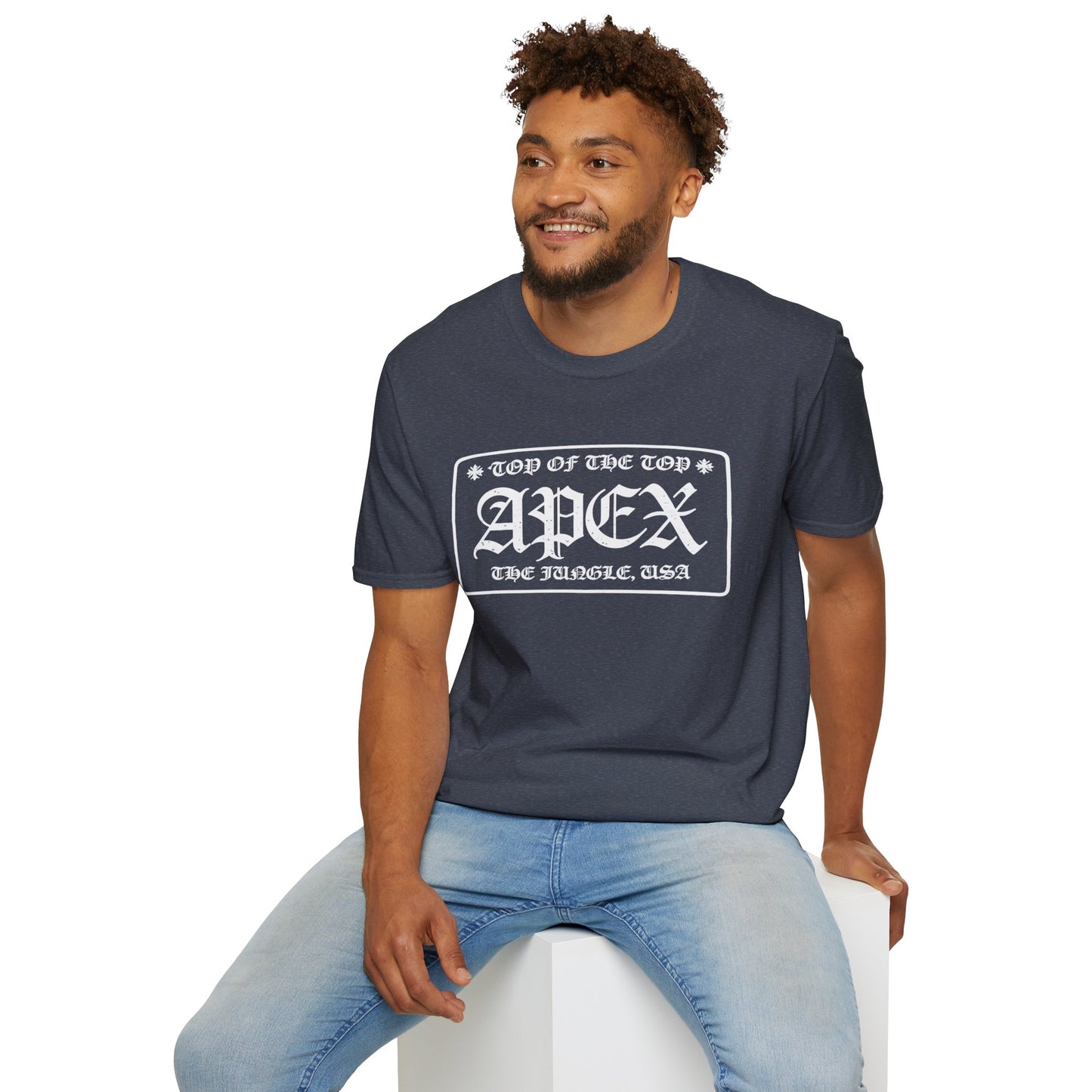 Apex Vintage Logo T-Shirt — “Make Things Happen or Watch Things Happen” Motivational Tee