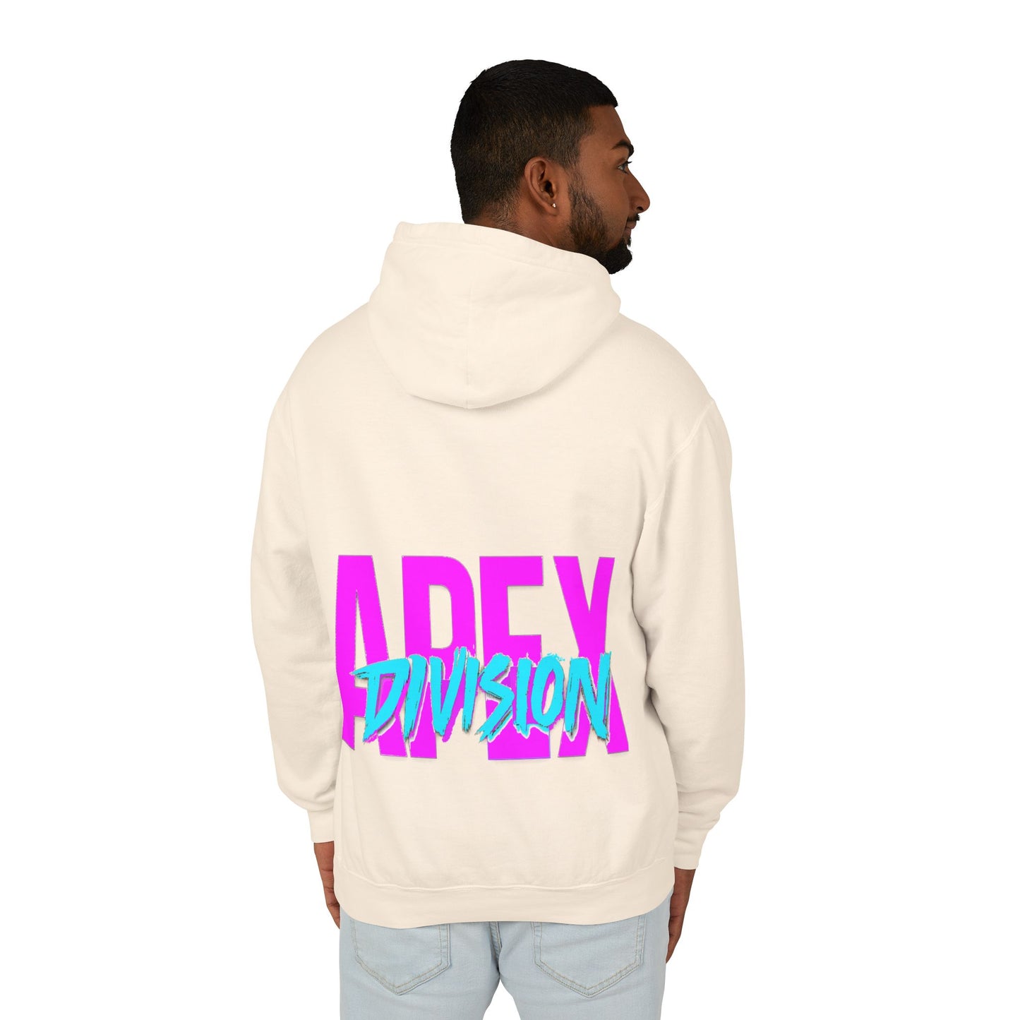 Apex Division Hooded Sweatshirt — Retro Neon Logo Hoodie
