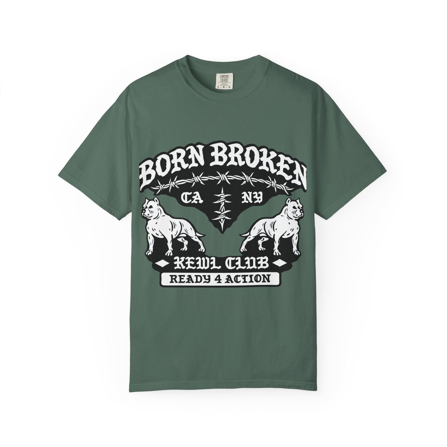 Born Broke Devil Club T-Shirt — "Ready 4 Action" Graphic Tee