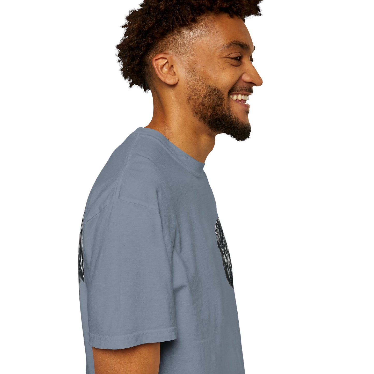 Wolf Head Graphic T-Shirt — Bold Lone Wolf Tee ("Born Broken")