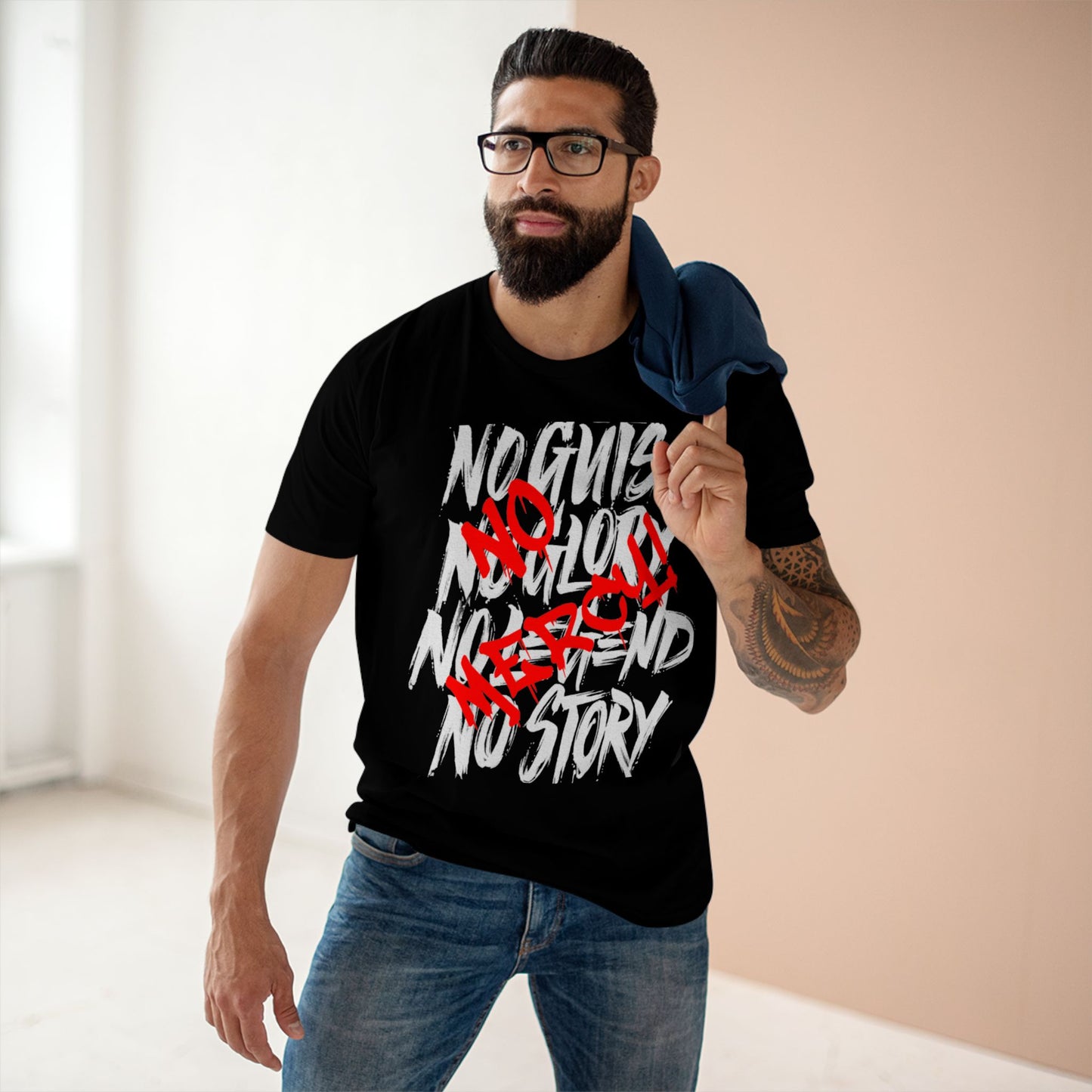 No Guts No Glory No Risk No Story Graphic Tee