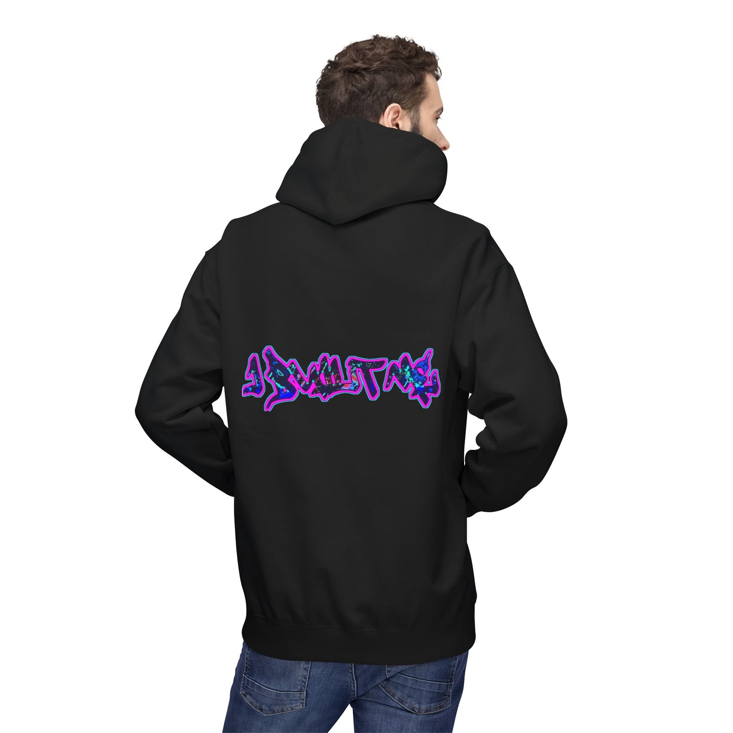 Apex Division Hoodie — Vaporwave Graffiti Streetwear Pullover