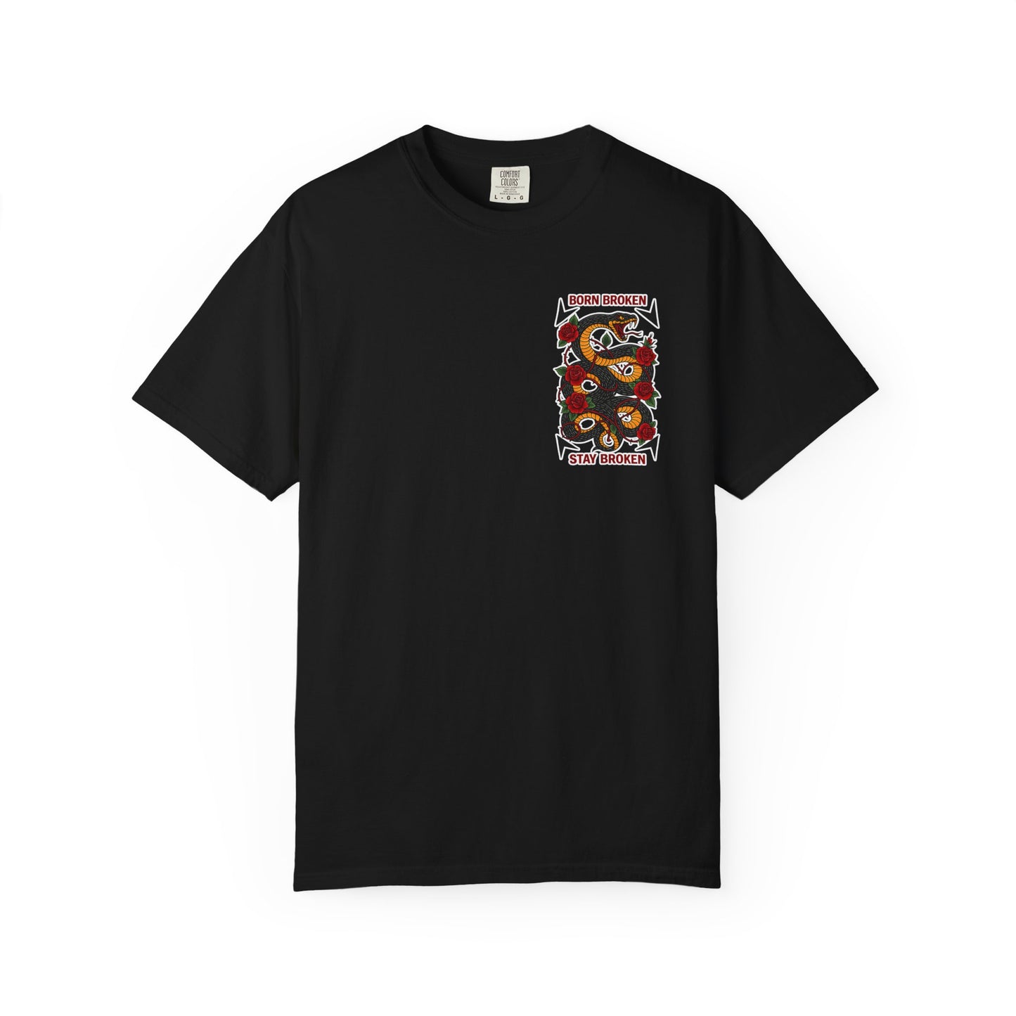 BORN BROKEN — SNAKE TEE
