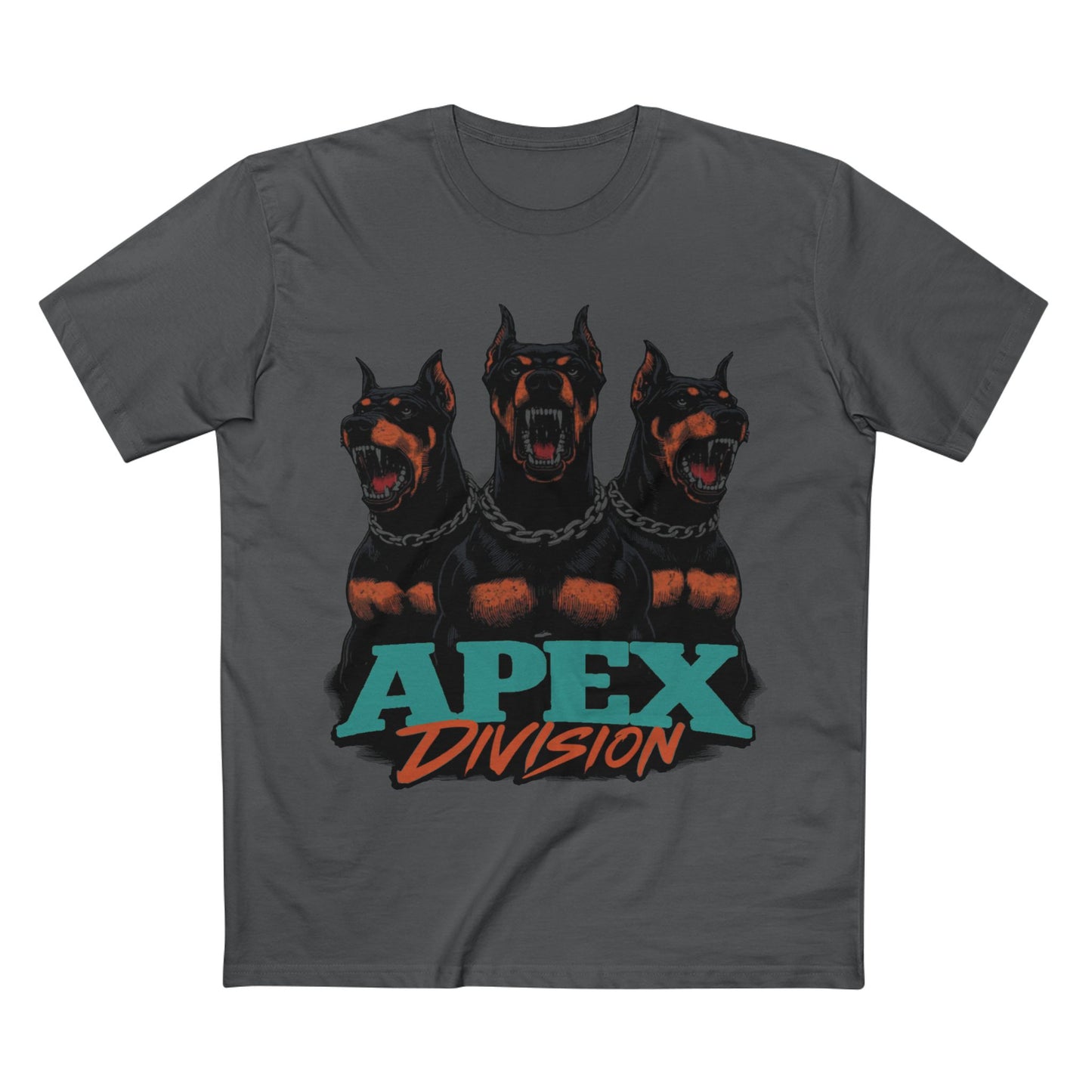 Apex Division Doberman Graphic Tee — "Dogs Gotta Eat" Streetwear T‑Shirt