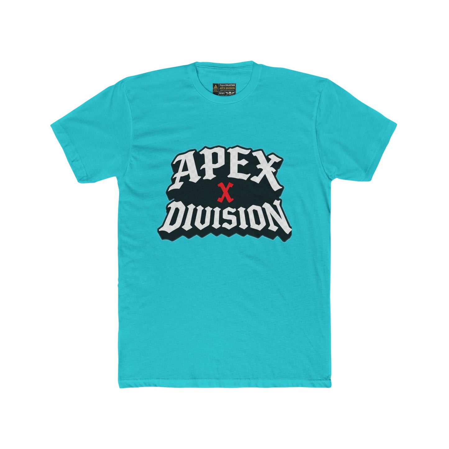 Apex Division Crew Tee — 'Never Stop Growing' Graphic T-Shirt