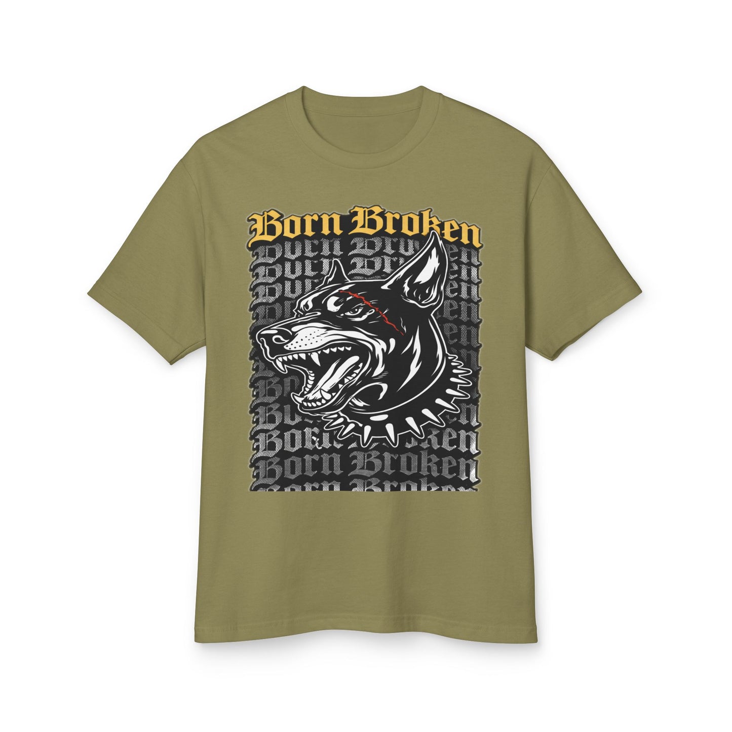 BORN BROKEN - DOBERMAN “No Warning” TEE