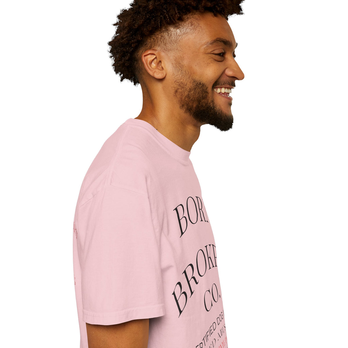 Born Broken Co. Graphic T-Shirt — 'Fight Abuse, Not Dogs' Statement Tee