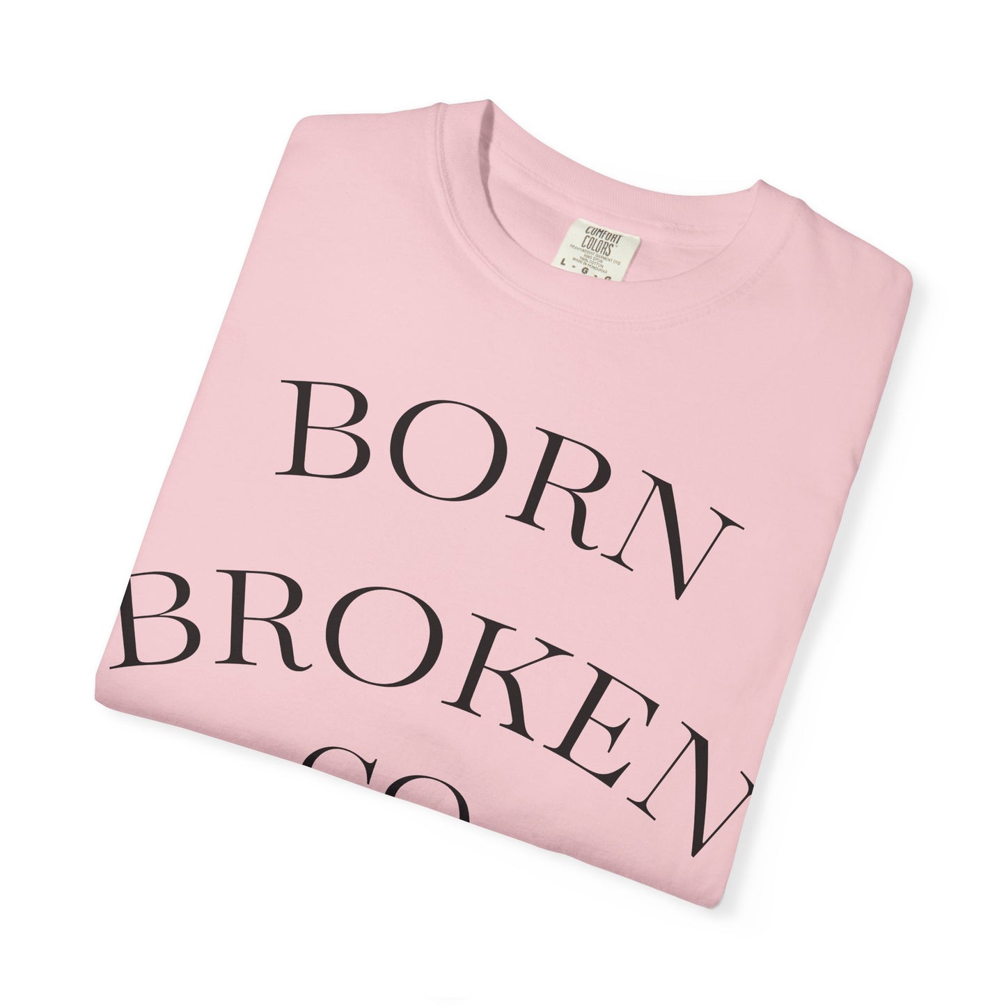 Born Broken Co. Graphic T-Shirt — 'Fight Abuse, Not Dogs' Statement Tee