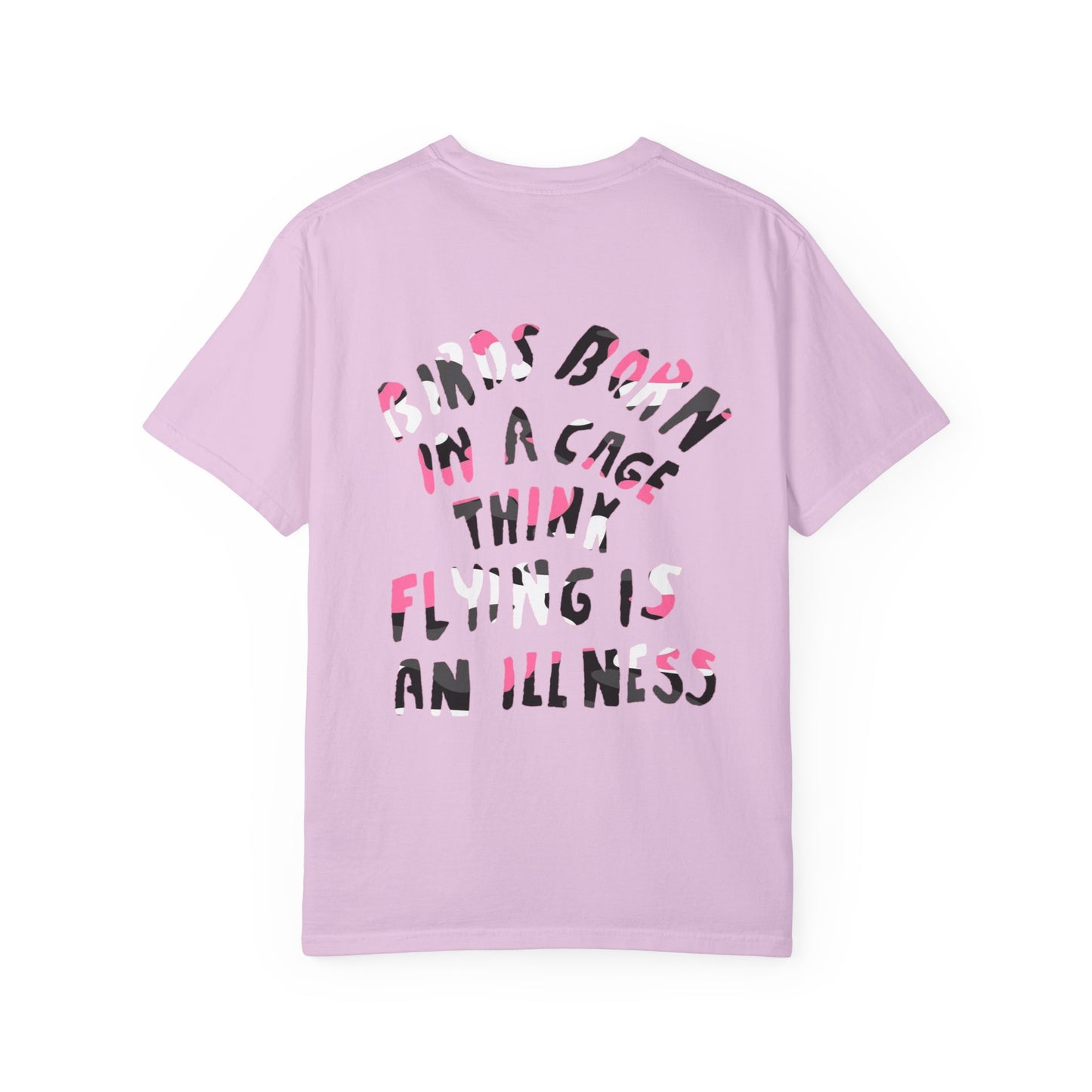 BORN BROKEN — DISTRESSED LOGO TEE