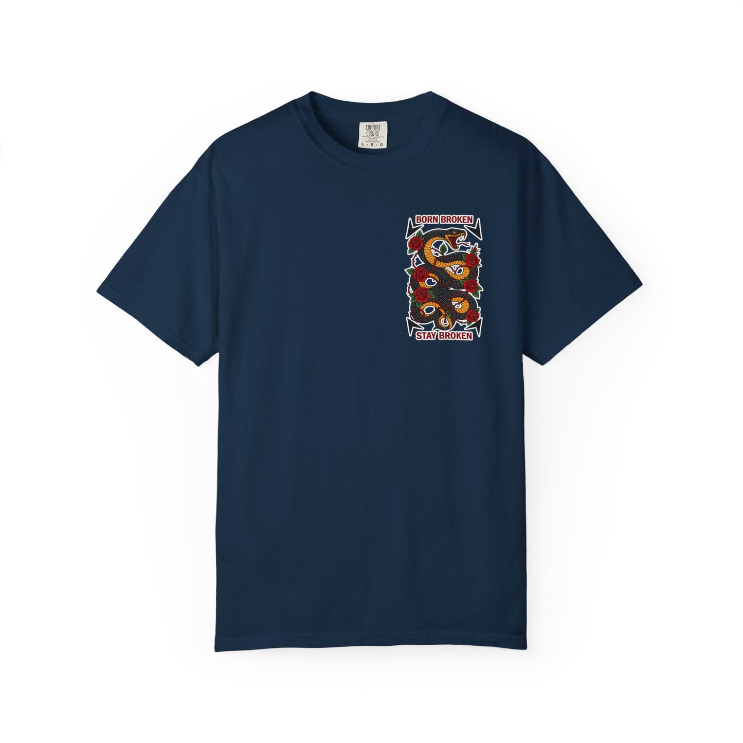 BORN BROKEN — SNAKE TEE