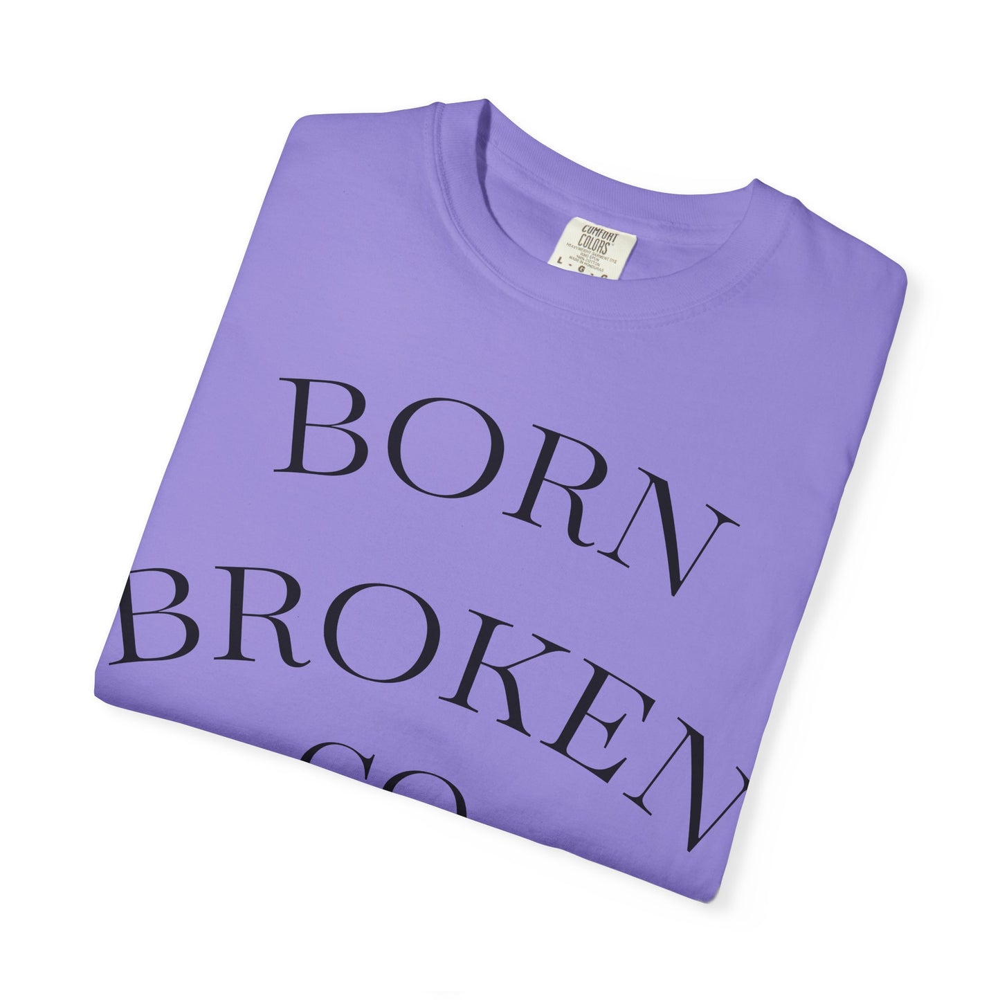 Born Broken Co. Graphic T-Shirt — 'Fight Abuse, Not Dogs' Statement Tee