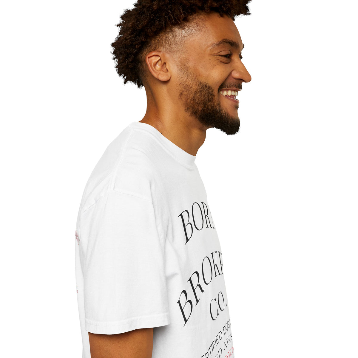 Born Broken Co. Graphic T-Shirt — 'Fight Abuse, Not Dogs' Statement Tee