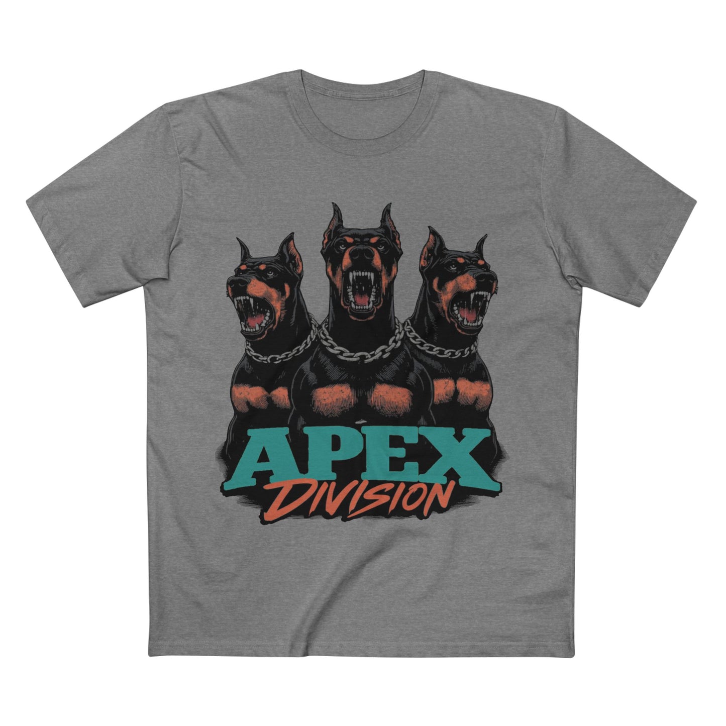 Apex Division Doberman Graphic Tee — "Dogs Gotta Eat" Streetwear T‑Shirt