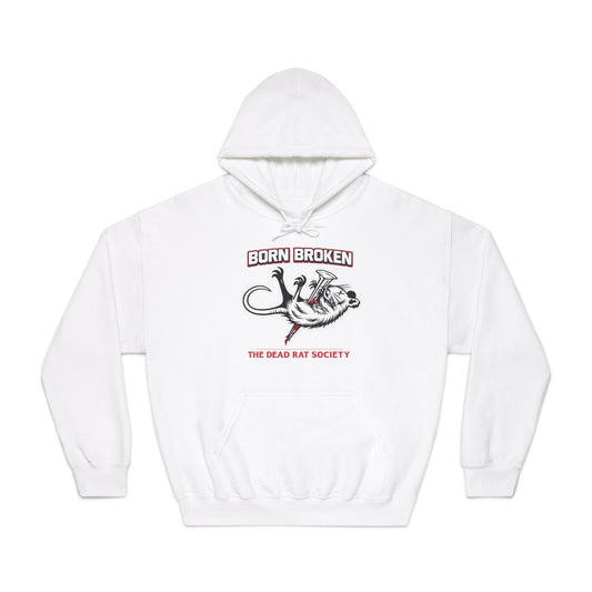 BORN BROKEN — DEAD RAT SOCIETY HOODIE