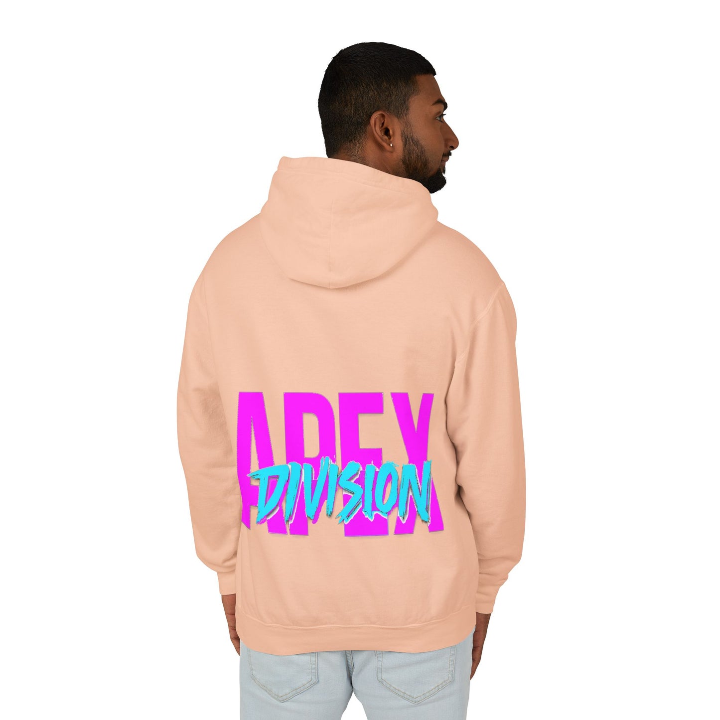 Apex Division Hooded Sweatshirt — Retro Neon Logo Hoodie
