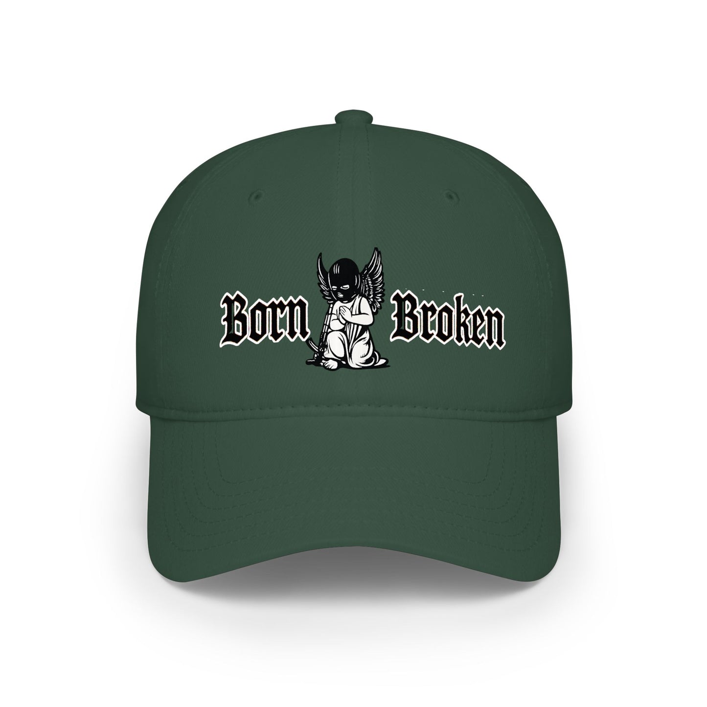 Born Broken Baseball Cap – Gothic Angel Low Profile Hat