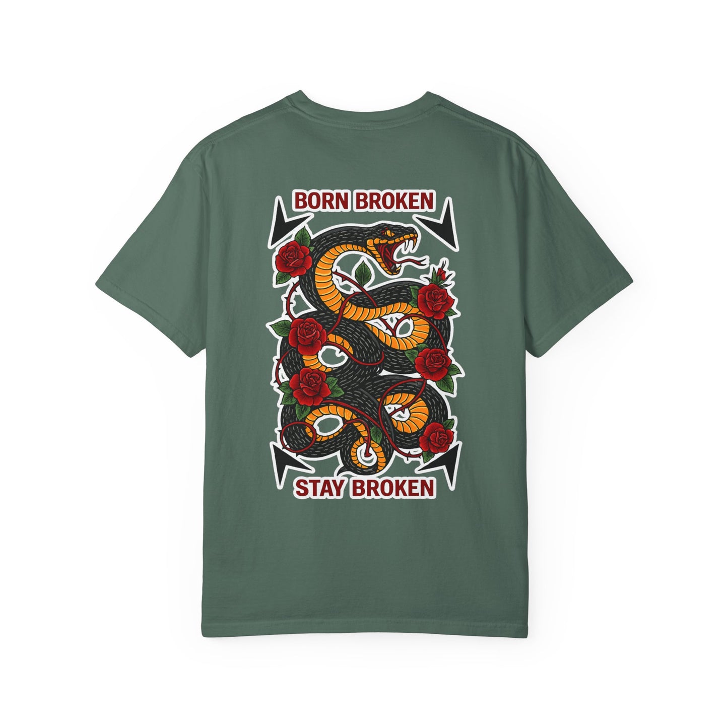 BORN BROKEN — SNAKE TEE