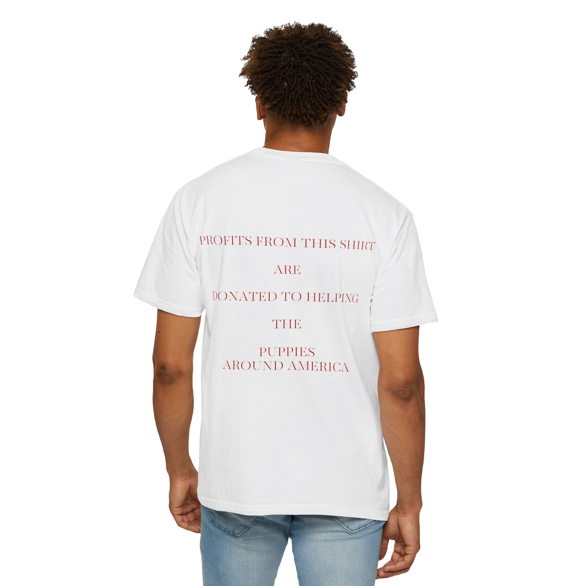 Born Broken Co. Graphic T-Shirt — 'Fight Abuse, Not Dogs' Statement Tee