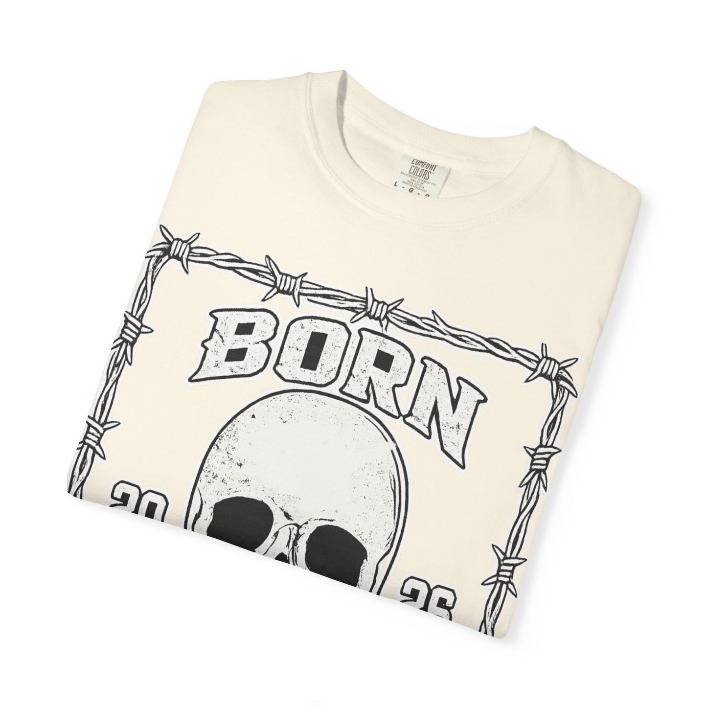 BORN BROKEN — VINTAGE SKULL TEE