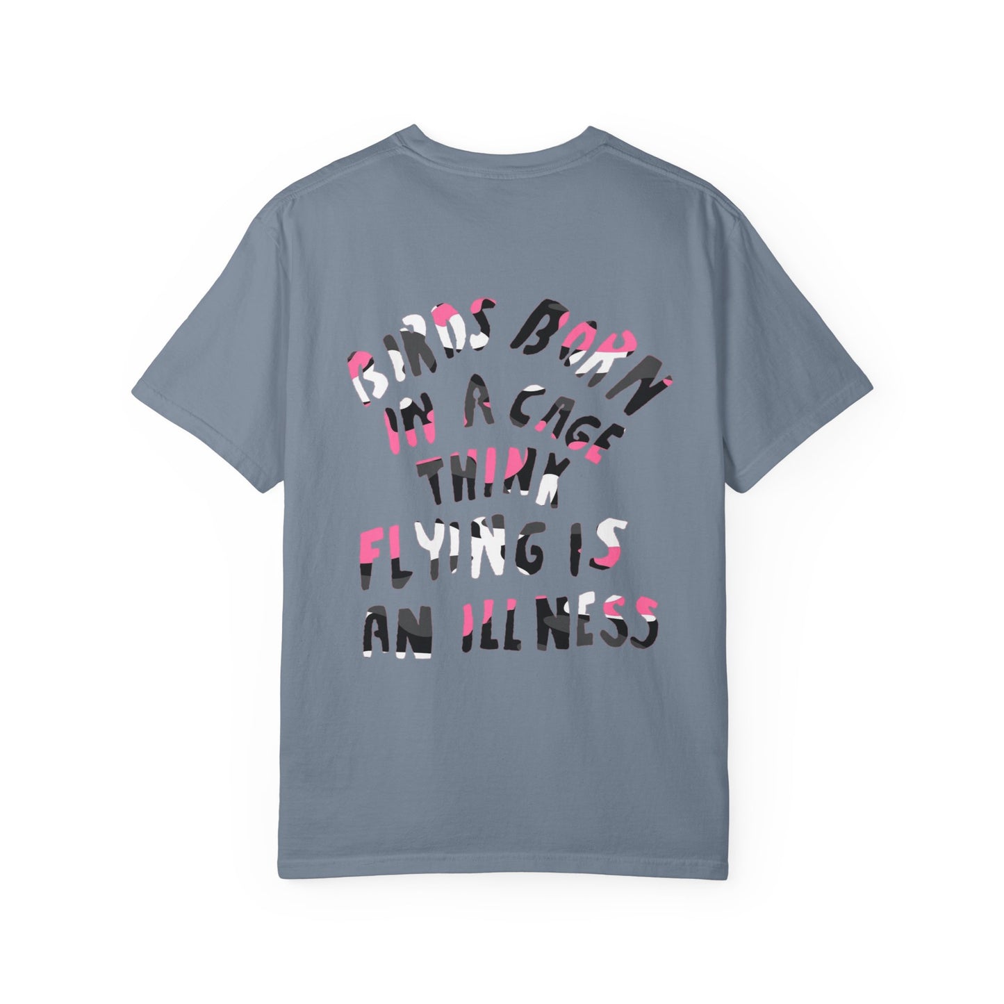 BORN BROKEN — DISTRESSED LOGO TEE