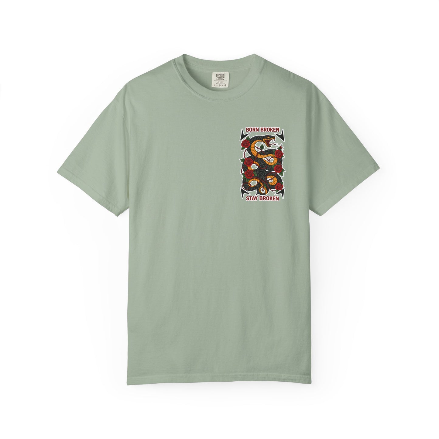 BORN BROKEN — SNAKE TEE
