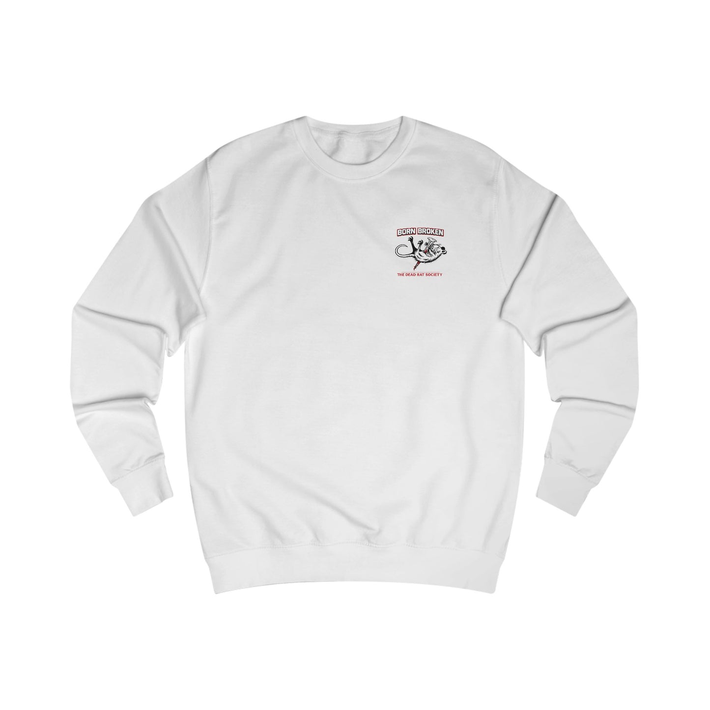 BORN BROKEN — DEAD RAT SOCIETY GRAPHIC CREWNECK