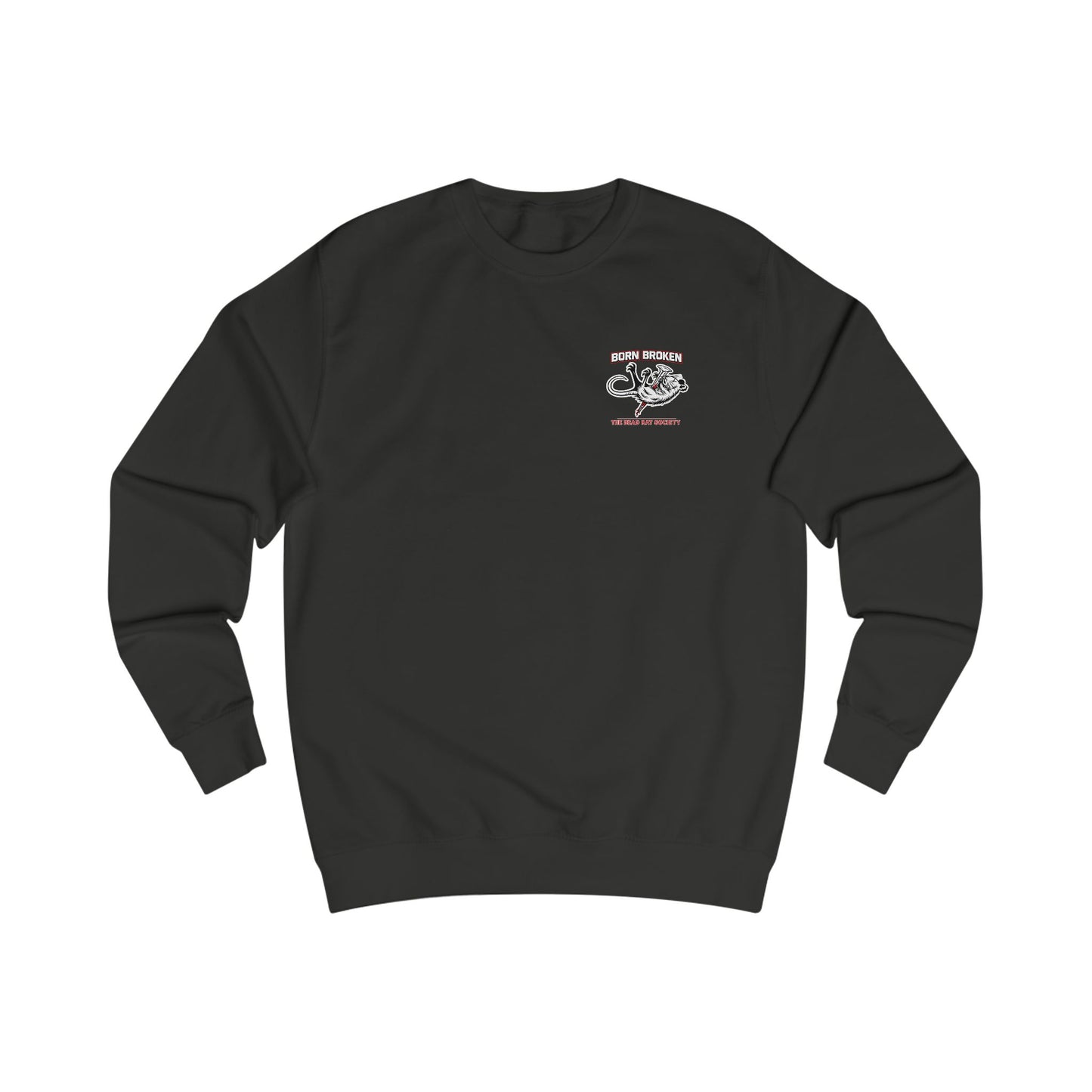 BORN BROKEN — DEAD RAT SOCIETY GRAPHIC CREWNECK