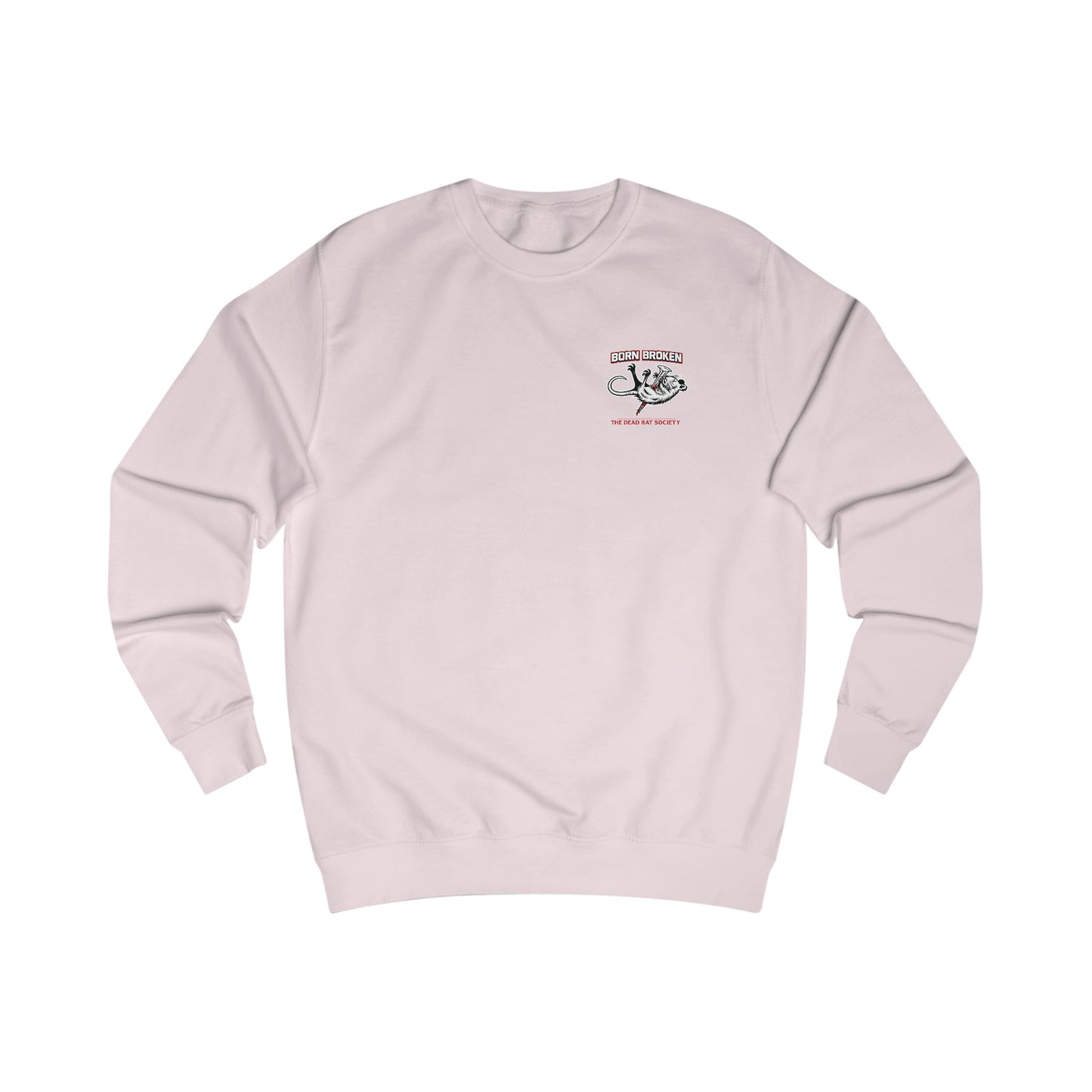 BORN BROKEN — DEAD RAT SOCIETY GRAPHIC CREWNECK
